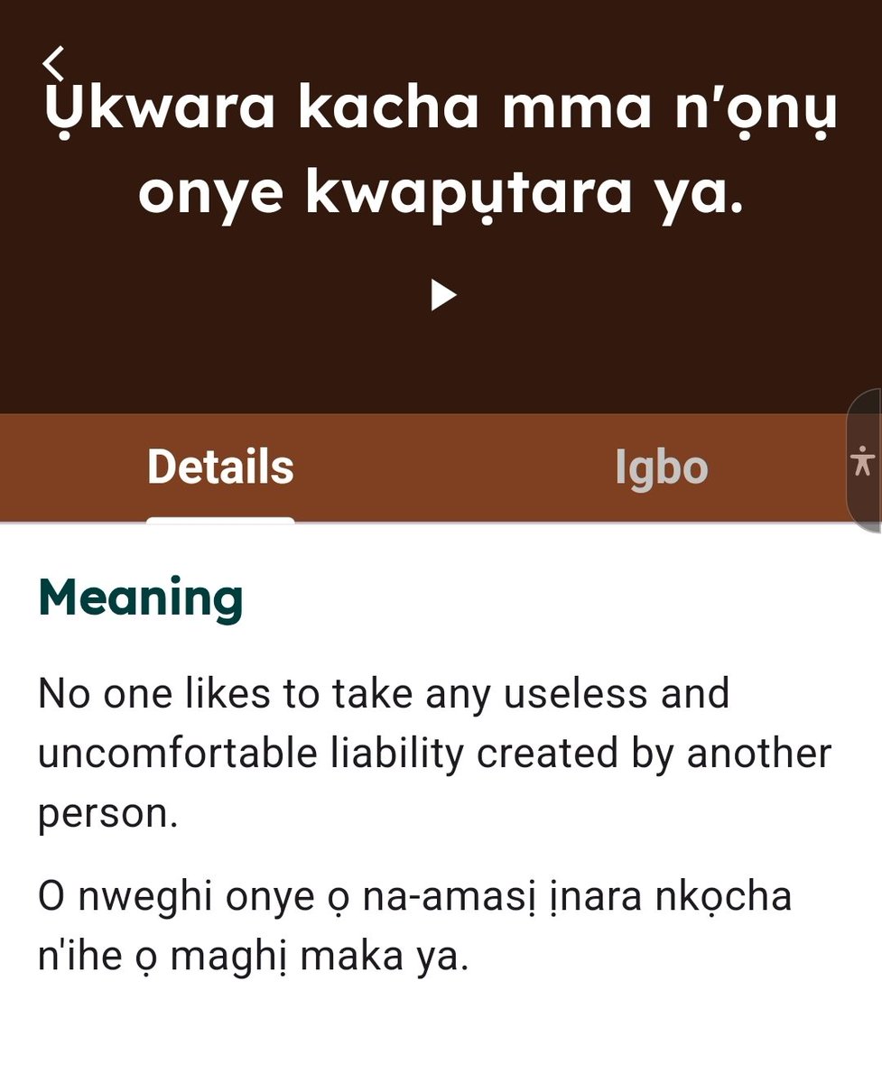 Onyeka App is a one-stop app for the preservation and codification of Igbo language and culture. Try it and see.