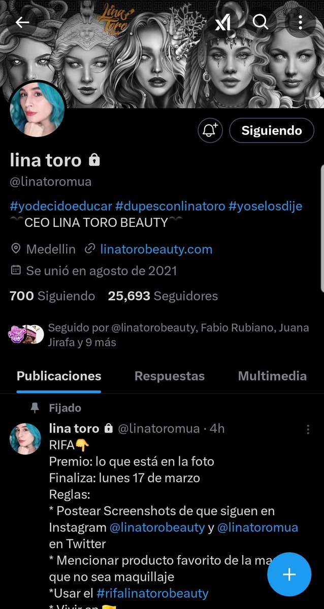 DCaroVar's tweet photo. @linatoromua @linatorobeauty Todos los productos son muy top y cambiaron mi relación con el skincare, si tengo que elegir un favorito sería Alyx #rifalinatorobeauty https://t.co/viyV38cYal