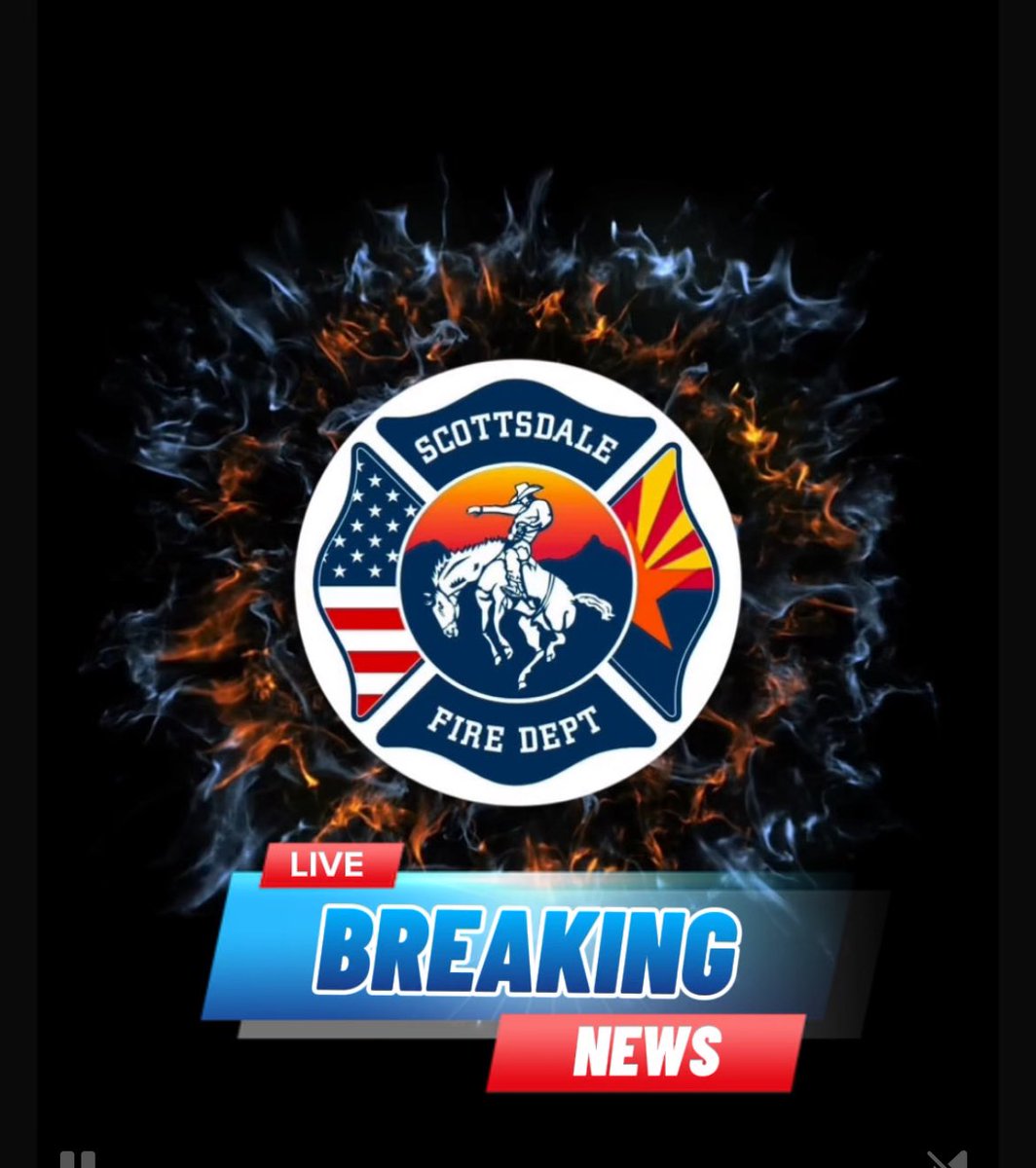 ScottsdaleFire's tweet image. Working House Fire - 15:11
At 15:11, crews on scene working fire at 8508 E Appaloosa Trail. Firefighters quickly located the fire on the rear patio. Hand lines were deployed, and crews cleared the home while battling the flames. This is an active scene. Traffic is restricted.
