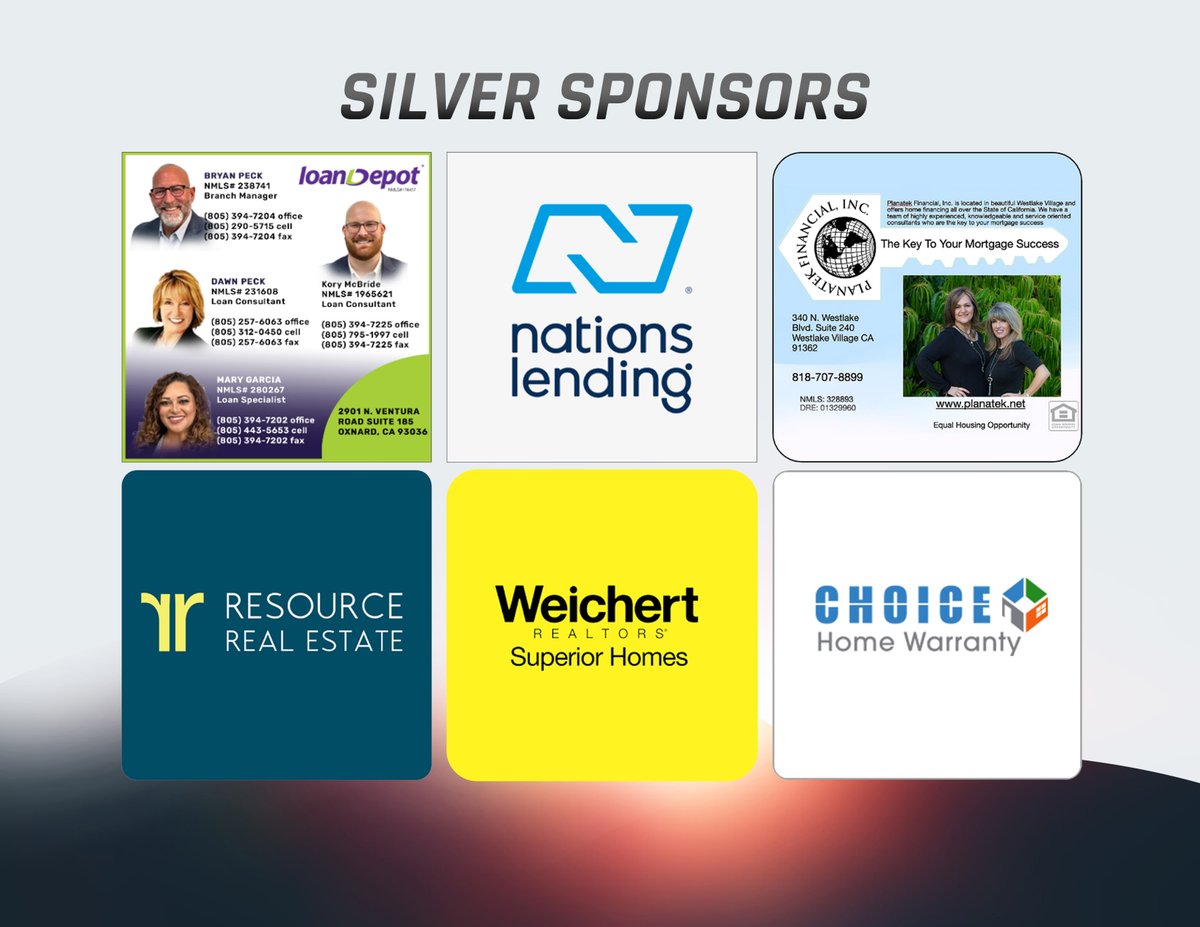 VCRefat's tweet image. We would like to express our gratitude to all of our sponsors. Thank you for standing with us in the fight against real estate fraud in Ventura County. #Refat #venturacounty #realestate #realtors