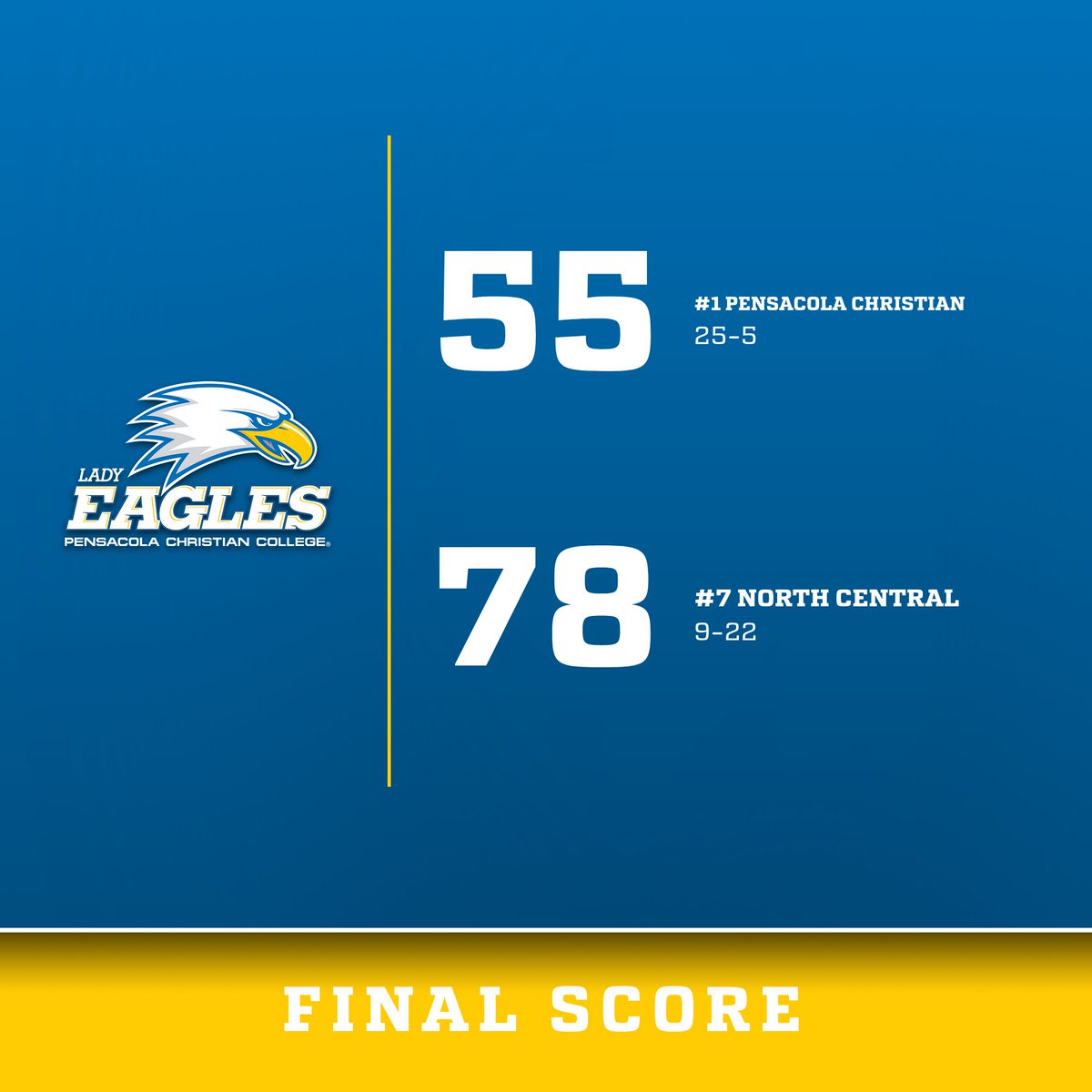 Lady Eagles end their season at 25-5. 🦅🏀