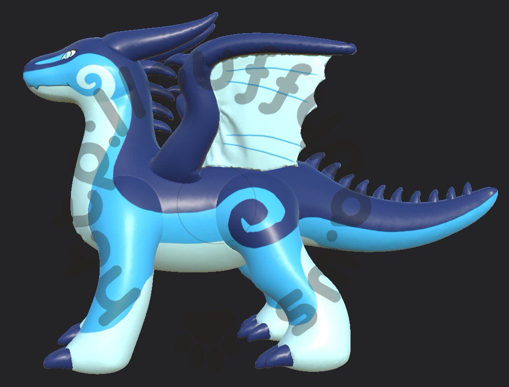 PuffyPawsToys's tweet image. We should be getting pics of the prototypes very, very soon! We will extend orders out a month until May 5th. While waiting please enjoy some pics of the icy & jade zenith 3d renders!