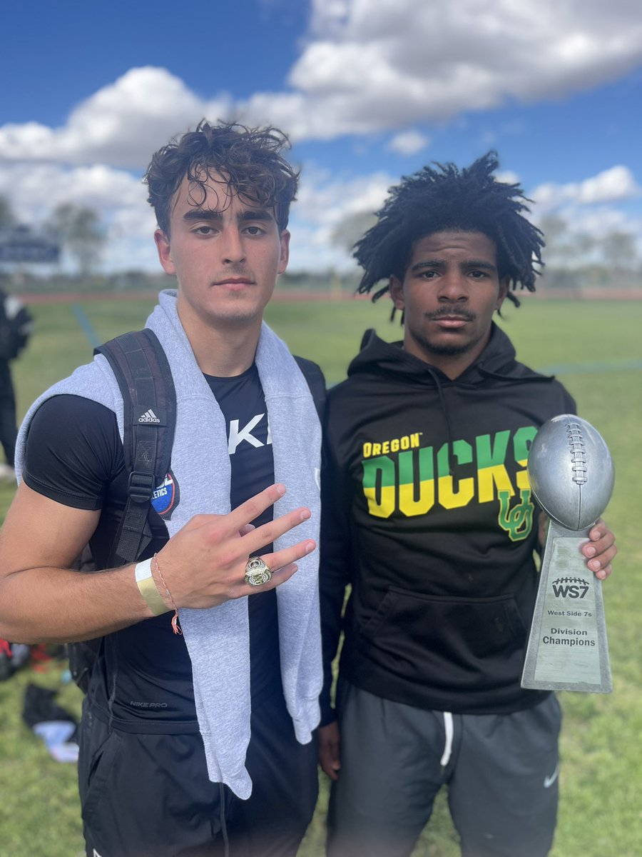 Julian Ferrari | C/O 2028 (@jujurrari) on Twitter photo Another championship secured at the 18U <a href="/Westside7s/">Westside7s</a> with <a href="/showcase7v7/">Showcase 7v7 Football 🌵🏈</a>! Honored to share the #MVP with my brother <a href="/jha_heem7/">Jhaheem Brown</a>. Grateful for an incredible team and the leadership of <a href="/CoachJulioAZ/">Coach Julio</a>. Another championship secured at the 18U <a href="/Westside7s/">Westside7s</a> with <a href="/showcase7v7/">Showcase 7v7 Football 🌵🏈</a>! Honored to share the #MVP with my brother <a href="/jha_heem7/">Jhaheem Brown</a>. Grateful for an incredible team and the leadership of <a href="/CoachJulioAZ/">Coach Julio</a>.