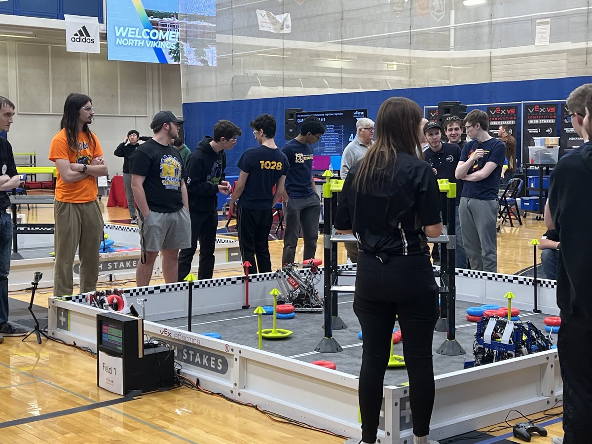 1064 Robotics (@ops_northrobot) on Twitter photo 1064B heading to Semi-finals <a href="/OPS_NorthHigh/">North High School</a> 1064B heading to Semi-finals <a href="/OPS_NorthHigh/">North High School</a>