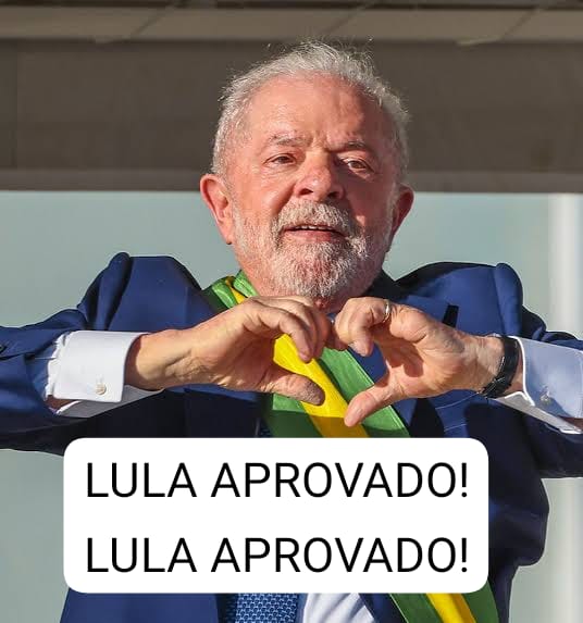Tenham todos uma ótima noite!!
E sigamos com a tag:
LULA APROVADO