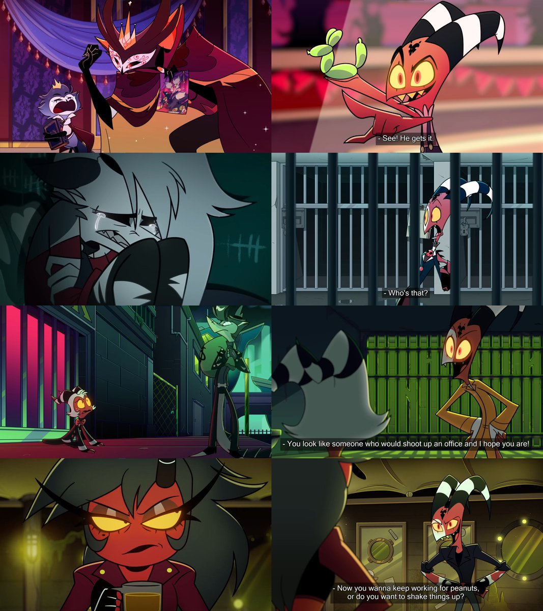 I love Blitzø and his ability to show up in other people's lives just when needed ❤️
#HelluvaBoss #Blitzø #Stolas #Loona #Millie #Moxxie