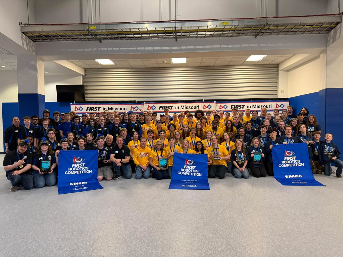 Ratchet Rockers (@frc1706) on Twitter photo Great job to the team today winning the St. Louis Regional with our alliance partners <a href="/TeamRUSH27/">Team RUSH</a> <a href="/ViPrs1329/">ViPrs1329</a>
#WeAreWentzville #rr1706 #omgrobots
<a href="/WSDinfo/">Wentzville Schools</a> <a href="/HoltADOffice/">Holt Athletics</a> <a href="/thsactivities/">THS Activities</a> <a href="/EaglesLibertyAD/">LHS Activities</a> <a href="/WSDinfo/">Wentzville Schools</a> <a href="/NP_Grizzlies_AD/">North Point Grizzlies Activities</a> Great job to the team today winning the St. Louis Regional with our alliance partners <a href="/TeamRUSH27/">Team RUSH</a> <a href="/ViPrs1329/">ViPrs1329</a>
#WeAreWentzville #rr1706 #omgrobots
<a href="/WSDinfo/">Wentzville Schools</a> <a href="/HoltADOffice/">Holt Athletics</a> <a href="/thsactivities/">THS Activities</a> <a href="/EaglesLibertyAD/">LHS Activities</a> <a href="/WSDinfo/">Wentzville Schools</a> <a href="/NP_Grizzlies_AD/">North Point Grizzlies Activities</a>