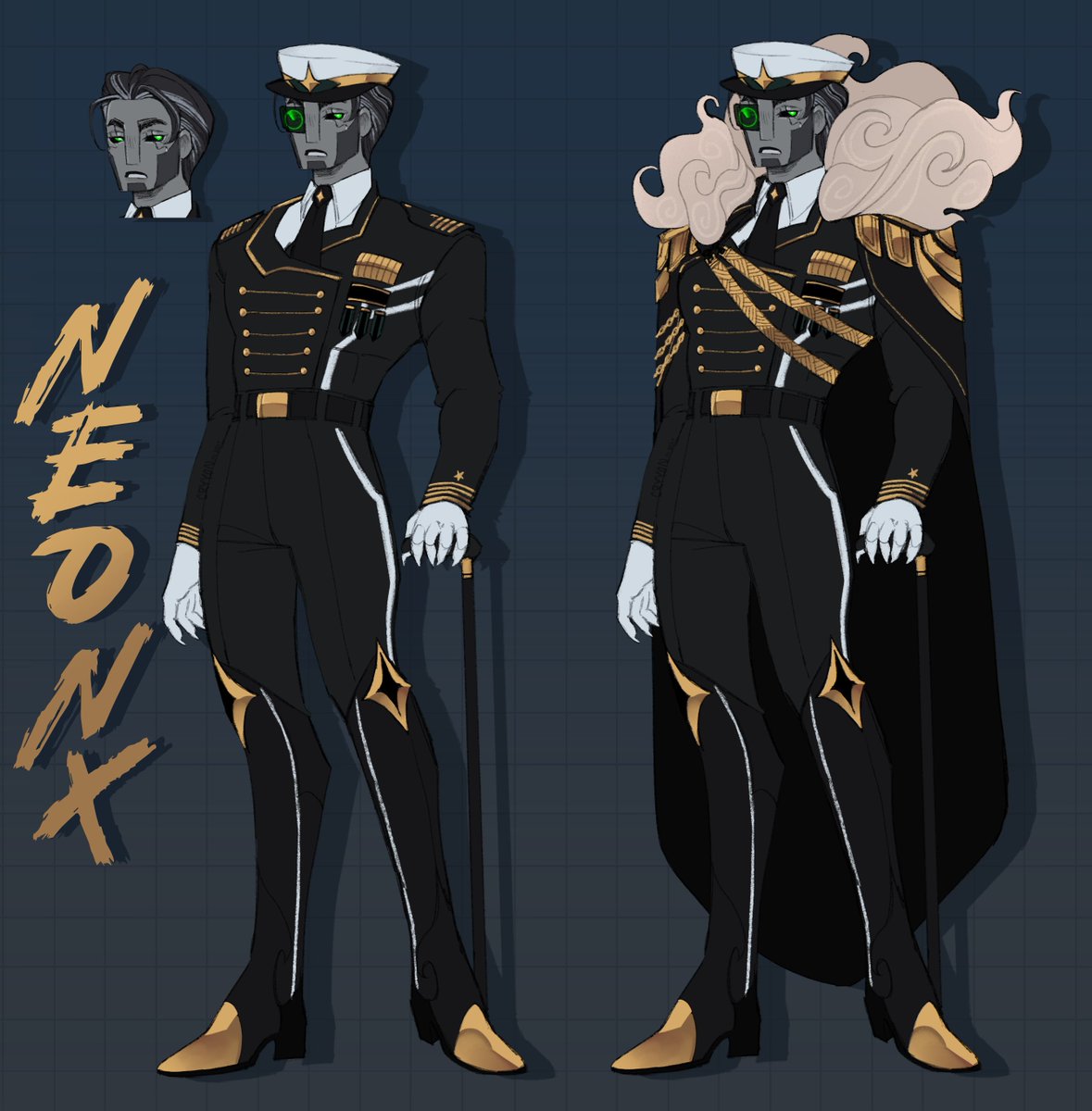 Starlight_fallz's tweet photo. ❎Neon  X❎
2025 redesign!  Done by  @Cryyon_ ✨
Manager of Starstrike and famed space  hero!  I’ve been slowly revamping Starstrike + rest of  the crew.  
Mayday / Zuke should be next!
————
#nostraightroads #nsr https://t.co/HtAsalblkZ
