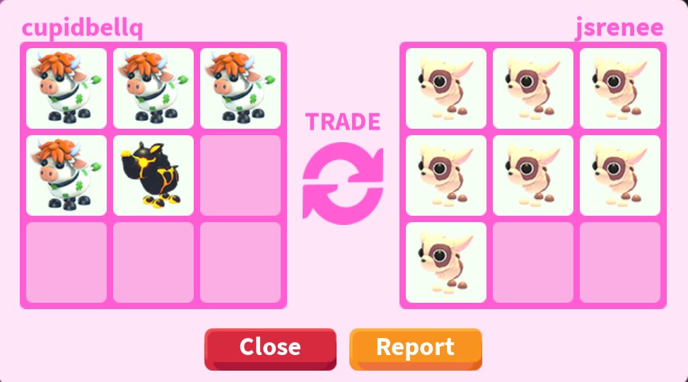 @Love_Arabella23 IS A SCAMMER!
PLEASE WATCH OUT! I TRUSTED HER BECAUSE SHE AGED MY OTHER PETS UP! MY COWSSS!!
Her user is jsrenee