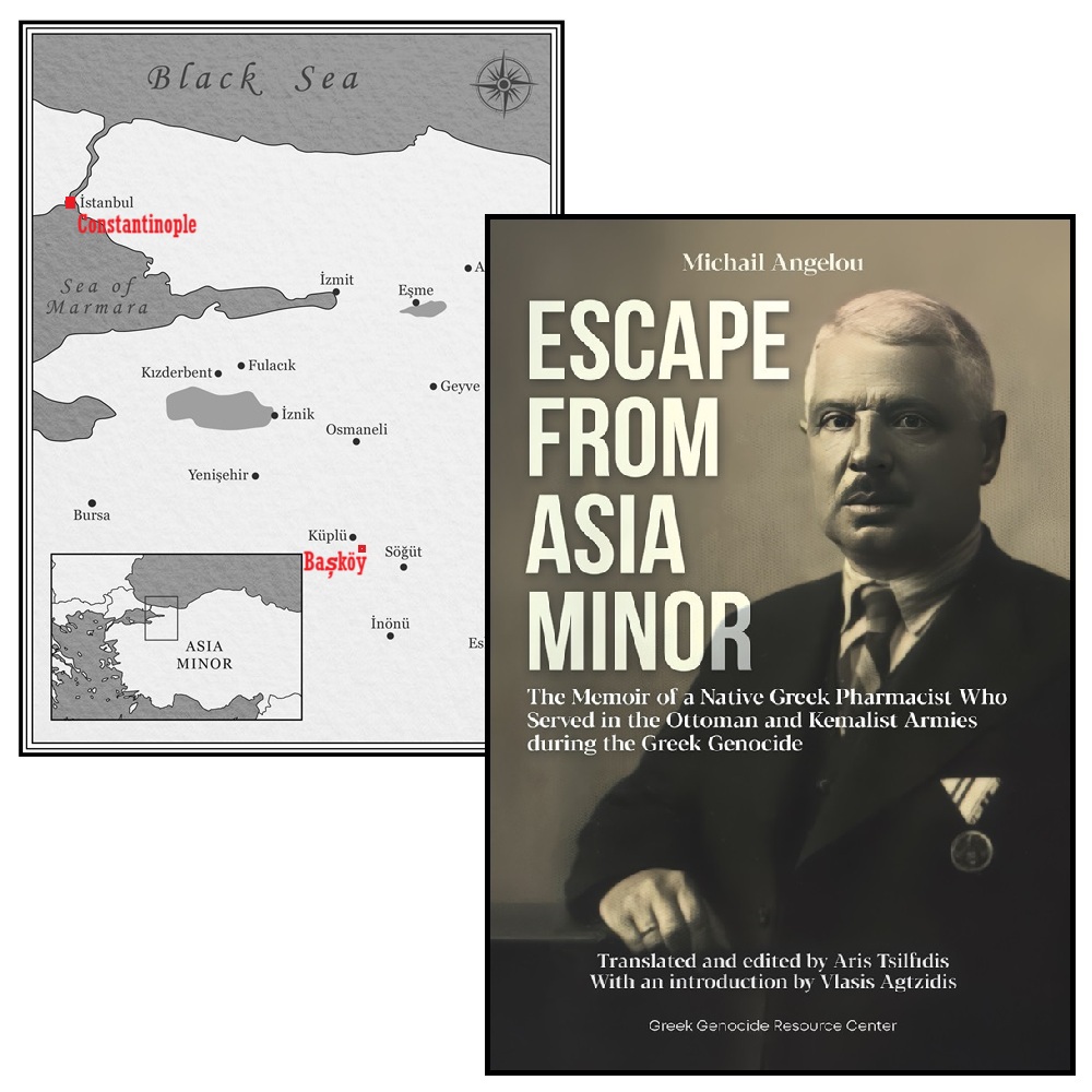 Greek pharmacist Michail Angelou of Küplü in Asia Minor described Başköy as a flourishing village situated among plush greenery. Out of a population of 3,500 living there, 2,000 were Greek. The village was pillaged and burned by the Kemalists. 
Read: amzn.to/4iuLUmd