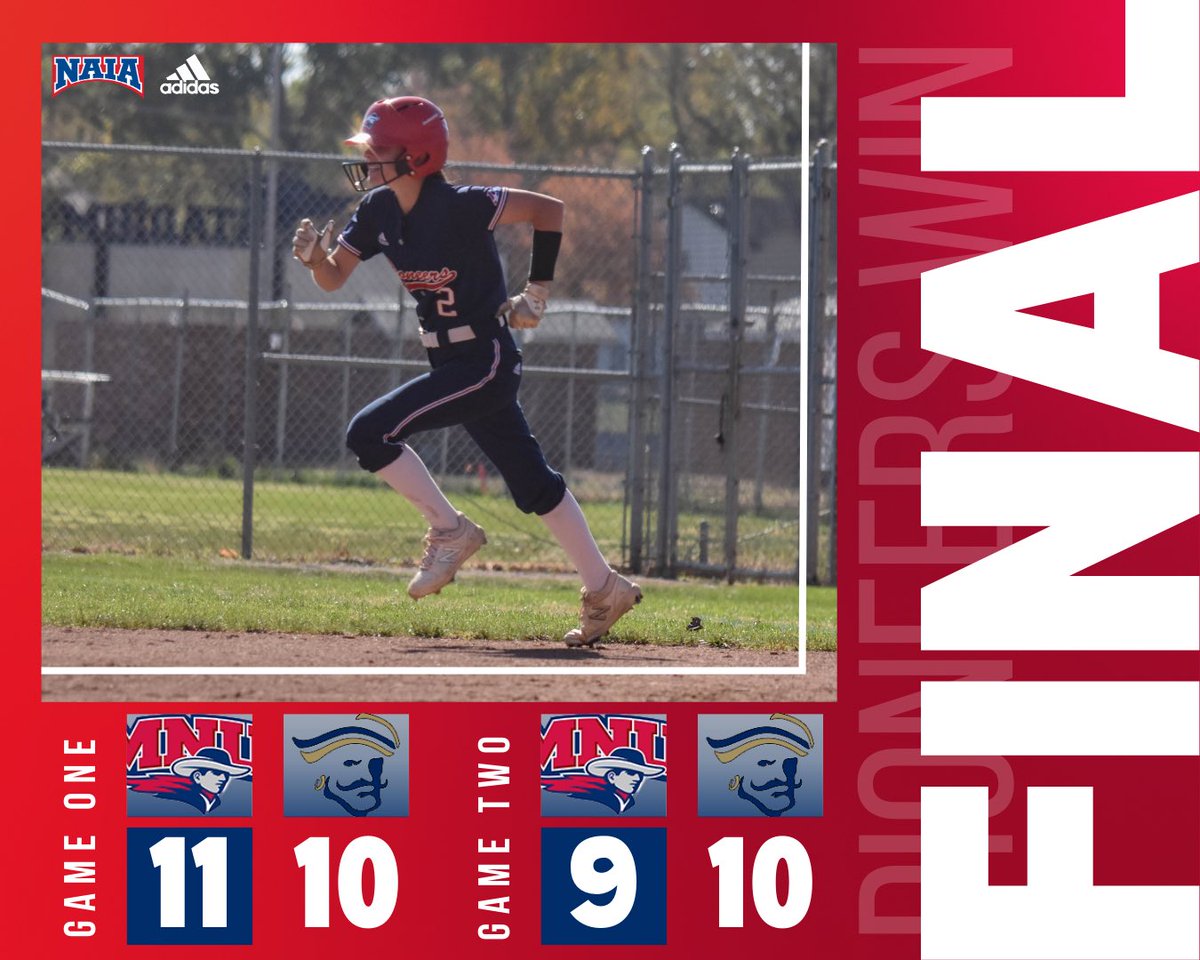 Your Pioneers split against  Independence Communtiy College in a varsity reserve double header today! #mnusoftball #rollneers