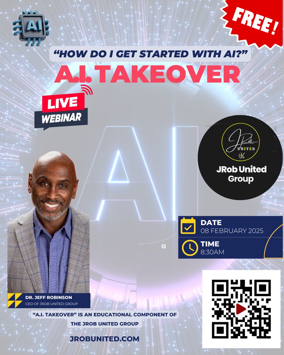 JRobUnited1's tweet photo. 🚀 Google’s Notebook LM = FREE AI-powered Evernote! Upload docs, audio, or video—get key takeaways, course outlines, or even a podcast from a YouTube vid. 🤖✨  Watch the Feb 8 "AI Takeover" replay 👉 https://t.co/W5CEl1sEHx  

#AI #NotebookLM #Productivity https://t.co/qWmWxDrGe5