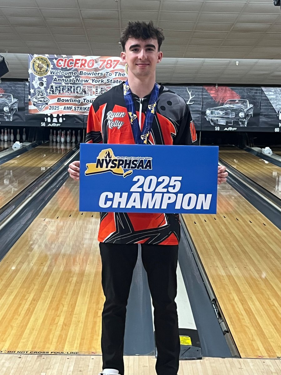 FredoniaHSathl1's tweet photo. Congratulations to Ryan Kelly and the Section VI NYSPHSAA Boys Composite Bowling Division 2 State Champions! https://t.co/7ypicYunPz