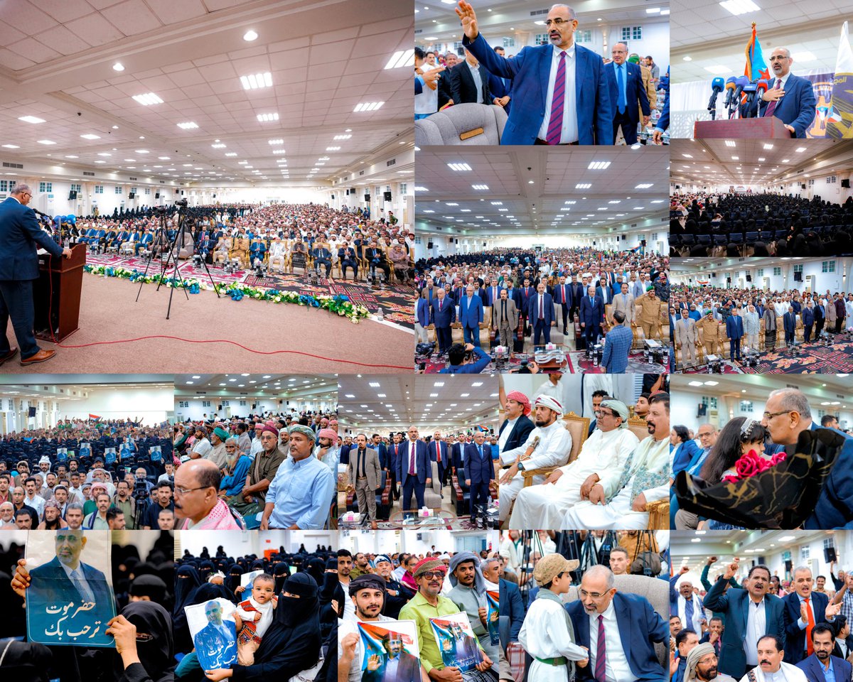 الرئيس الزُبيدي يعقد لقاءً موسعًا بمختلف شرائح وفئات المجتمع الحضرمي

الأحد ١٦ مارس ٢٠٢٥

عقد الرئيس القائد عيدروس قاسم الزُبيدي، رئيس المجلس الانتقالي الجنوبي، لقاءً موسعًا بمختلف شرائح وفئات المجتمع الحضرمي، بحضور محافظ المحافظة مبخوت مبارك بن ماضي.

وألقى الرئيس القائد في