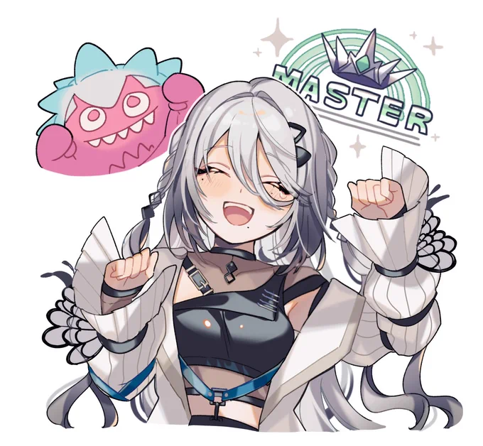 マスター到達おめでとうございます#いらすたいん 
