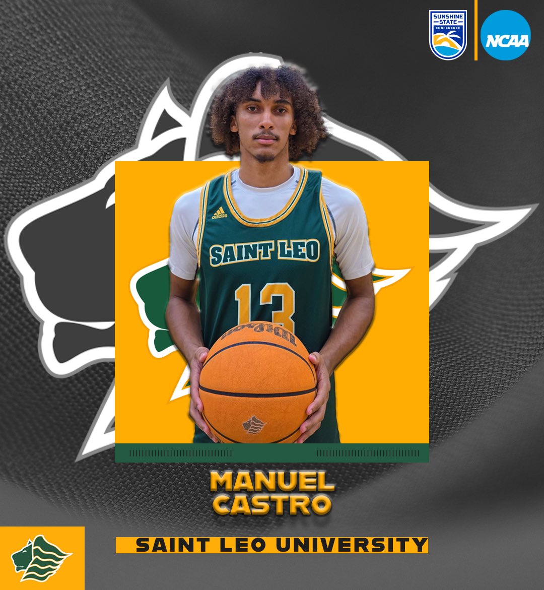 Manuel Castro (@dominicanmamba7) on Twitter photo 100% Committed to Saint Leo University <a href="/SaintLeoMBB/">Saint Leo MBB</a>
Thank you to Coach Spencer for the opportunity to earn my stripes at the college level <a href="/HenkeSpencer/">Spencer Henke</a>
Thank you to my PSB family <a href="/CoachCpRobbie/">Colin Robbie</a>
Thank you to my CCHS family <a href="/CoyotesHoops/">Cypress Creek Boys Basketball</a>
<a href="/FedombalRD/">Federación Dominicana De Baloncesto</a> <a href="/PSBTampaBay/">Pro Skills Tampa</a> 100% Committed to Saint Leo University <a href="/SaintLeoMBB/">Saint Leo MBB</a>
Thank you to Coach Spencer for the opportunity to earn my stripes at the college level <a href="/HenkeSpencer/">Spencer Henke</a>
Thank you to my PSB family <a href="/CoachCpRobbie/">Colin Robbie</a>
Thank you to my CCHS family <a href="/CoyotesHoops/">Cypress Creek Boys Basketball</a>
<a href="/FedombalRD/">Federación Dominicana De Baloncesto</a> <a href="/PSBTampaBay/">Pro Skills Tampa</a>