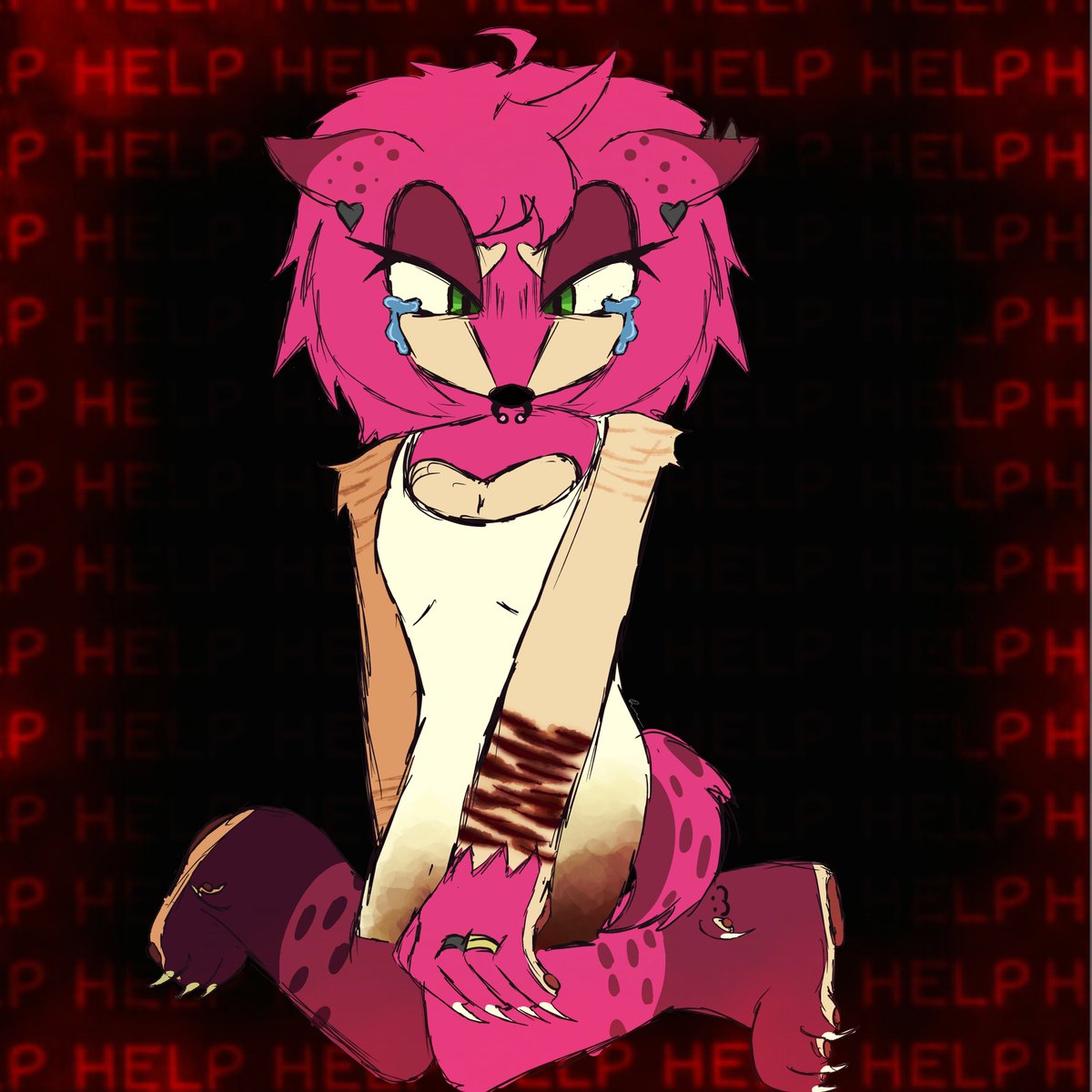 Clyde_is_cool's tweet photo. felt a little silly today #amyrose #kinsona #amyrosesona #shtwt #selfharmart https://t.co/vzJvXkyeqS