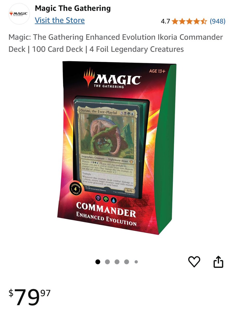 kingdoms_tv's tweet image. I’m doing some “spring cleaning” and I found the Enhanced Evolution commander deck that has only been played once. 

I’m giving it away to one of you! 🎉

To win RT here and follow us on our main socials.  See below for specific details and good luck! #MagicTheGathering