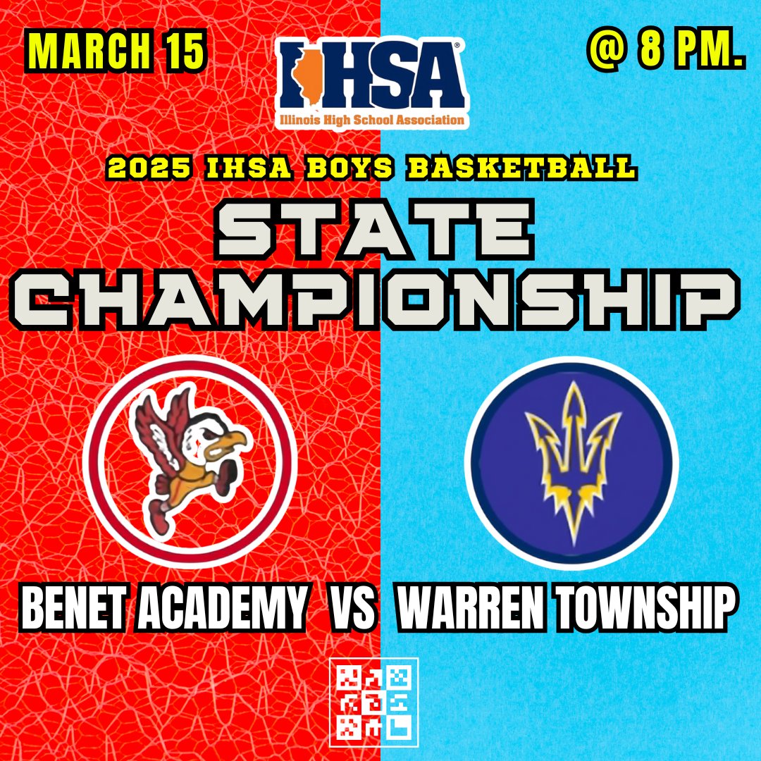 IHSA UPDATES (@ihsa_updates) on Twitter photo ๐ฅGAMEDAY๐ฅ
๐IHSA BOYS BASKETBALL STATE CHAMPIONSHIP
๐ Warren Township
๐๏ธ Benet Academy
๐บ Live on: Link in Bio
๐ Today, March 15
โฐ๏ธ 8p.
<a href="/WTHS_BD_Bball/">Warren Township High School Boys Basketball</a> <a href="/BenetGBB/">Benet Girls Basketball</a> <a href="/BenetAthletics/">Benet Athletics</a> <a href="/wthsfb/">WTHS Blue Devil FB</a> <a href="/Ferdavis9113/">Fer Coach Davis</a> <a href="/ficaro/">kevin ausburn</a> <a href="/Colleen46223887/">Colleen Long</a> <a href="/coach_acosta11/">CoachAcosta11</a> <a href="/LindsayHarzich2/">Lindsay Harzich</a> <a href="/Ferdavis9113/">Fer Coach Davis</a> ๐ฅGAMEDAY๐ฅ
๐IHSA BOYS BASKETBALL STATE CHAMPIONSHIP
๐ Warren Township
๐๏ธ Benet Academy
๐บ Live on: Link in Bio
๐ Today, March 15
โฐ๏ธ 8p.
<a href="/WTHS_BD_Bball/">Warren Township High School Boys Basketball</a> <a href="/BenetGBB/">Benet Girls Basketball</a> <a href="/BenetAthletics/">Benet Athletics</a> <a href="/wthsfb/">WTHS Blue Devil FB</a> <a href="/Ferdavis9113/">Fer Coach Davis</a> <a href="/ficaro/">kevin ausburn</a> <a href="/Colleen46223887/">Colleen Long</a> <a href="/coach_acosta11/">CoachAcosta11</a> <a href="/LindsayHarzich2/">Lindsay Harzich</a> <a href="/Ferdavis9113/">Fer Coach Davis</a>