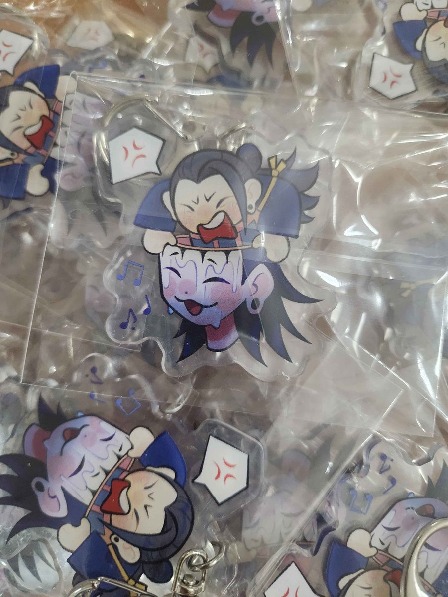 BodhisattvaZine's tweet photo. While our Production Mod is dutifully packing away and getting everything prepared for shipment, here is a look at our charms by @weiyi_swy and @Syntheticks 

Don't forget our address change form closes tonight at 11:59 PM EST

🔗 https://t.co/ZMpMKiCOBp https://t.co/EijE1GYeOU