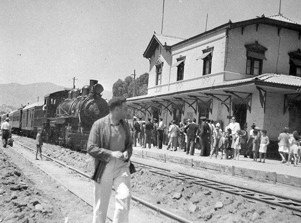 Estación de Trenes de Papudo.
16 de marzo de 1943.