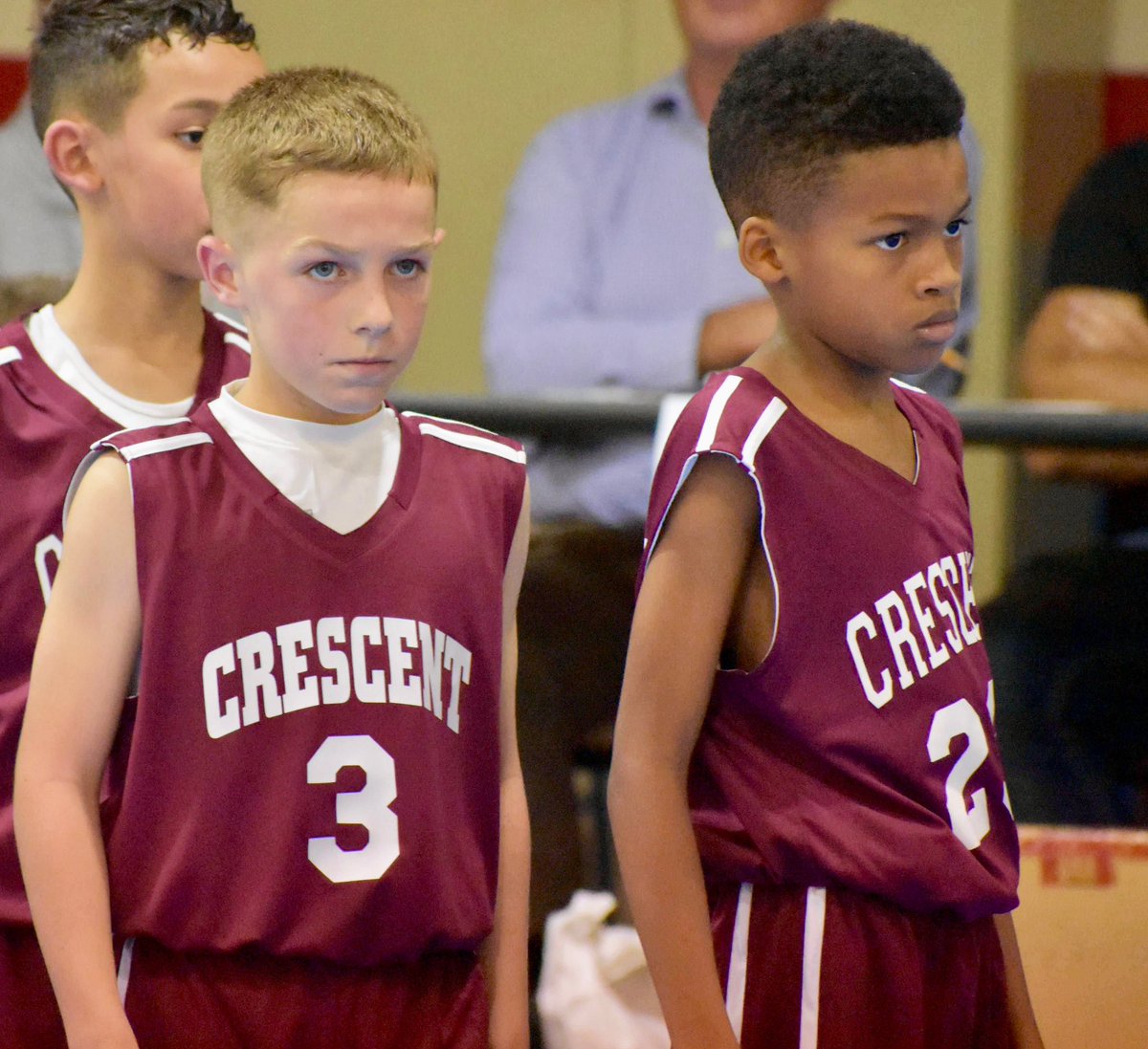Woodrow Wilson’s backcourt duo Coby Dillon and Xyon Hawthorne had their game faces on even as elementary players at Crescent 7 years ago. The juniors are 2-3 in scoring (ZH 17.0, CD 12.5) with 101 combined 3s. WW plays Spring Valley in state tournament Wednesday at 9 pm
#wvprepbb