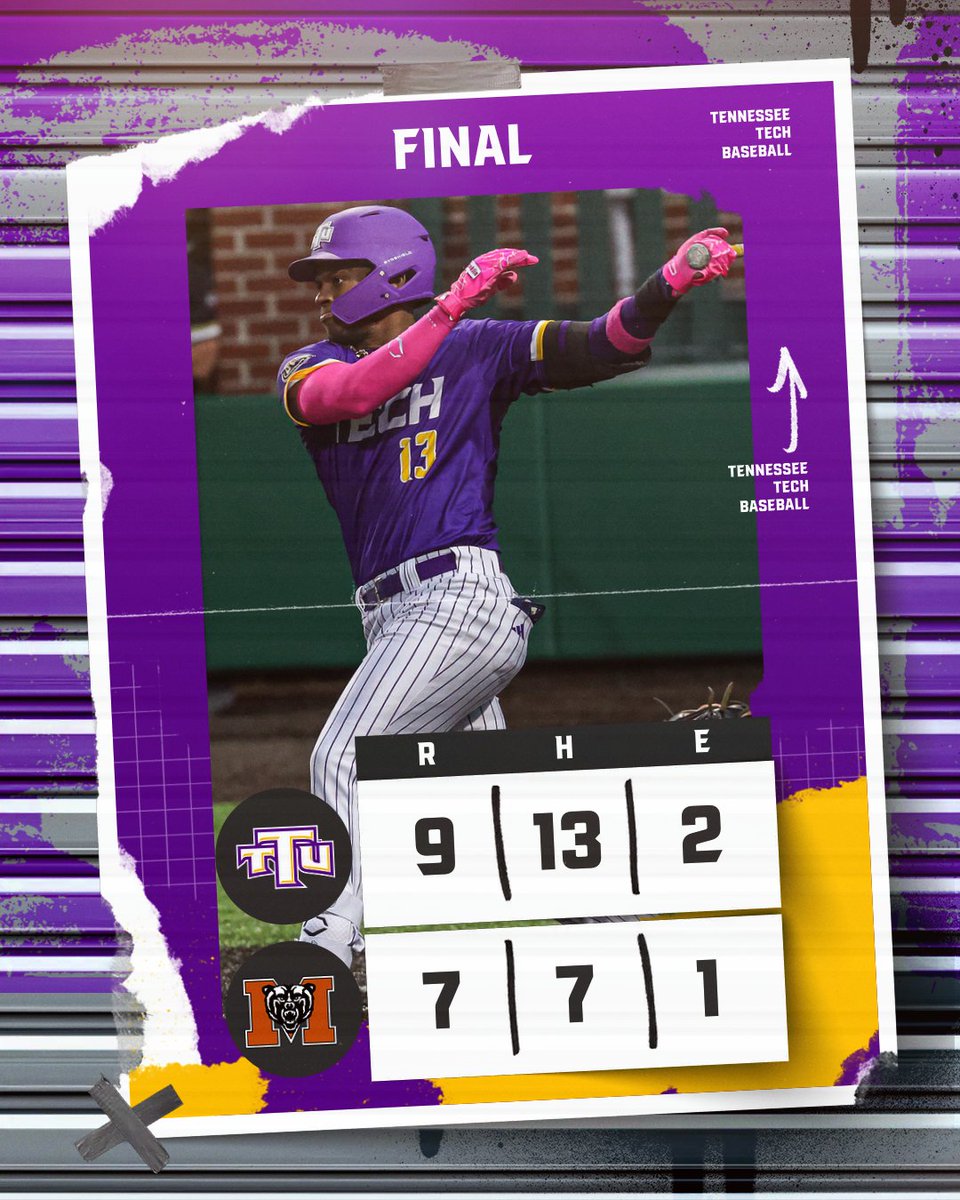 Tennessee Tech ⚾️⚾️ tweet media