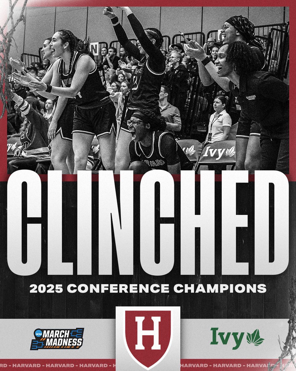 NCAA March Madness (@marchmadnesswbb) on Twitter photo HARVARD PUNCHES THEIR TICKET 🎟️
<a href="/HarvardWBB/">Harvard Women's Basketball</a> gets the BIG WIN to become Ivy League Tournament Champions!
#NCAAWBB x <a href="/IvyLeague/">Ivy League</a> HARVARD PUNCHES THEIR TICKET 🎟️
<a href="/HarvardWBB/">Harvard Women's Basketball</a> gets the BIG WIN to become Ivy League Tournament Champions!
#NCAAWBB x <a href="/IvyLeague/">Ivy League</a>
