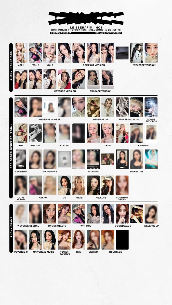 150325 - LE SSERAFIM - HOT - member template - Yunjin, Kazuha - I