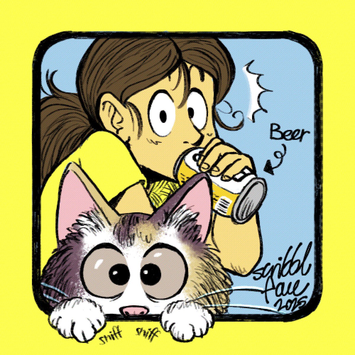 scribblface_twt's tweet image. Have a good day! :P