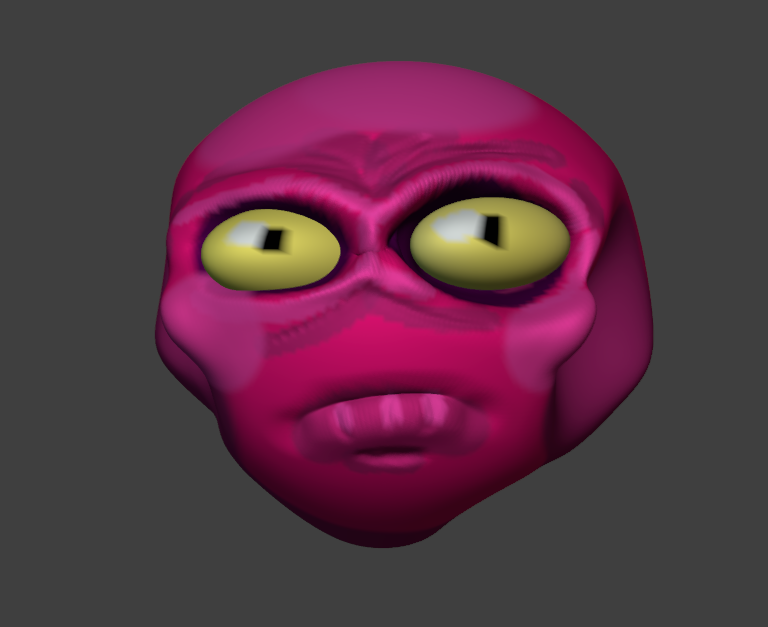 random shi i made in blender :P  
first time using it #art #3DModeling