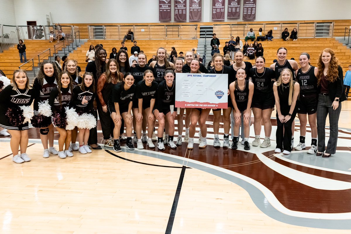 🏀🏆🦁 Your FHU Lady Lions are Sioux City bound! Congratulations to our NAIA Championship 1st and 2nd Round Champions!
#BattleForTheRedBanner