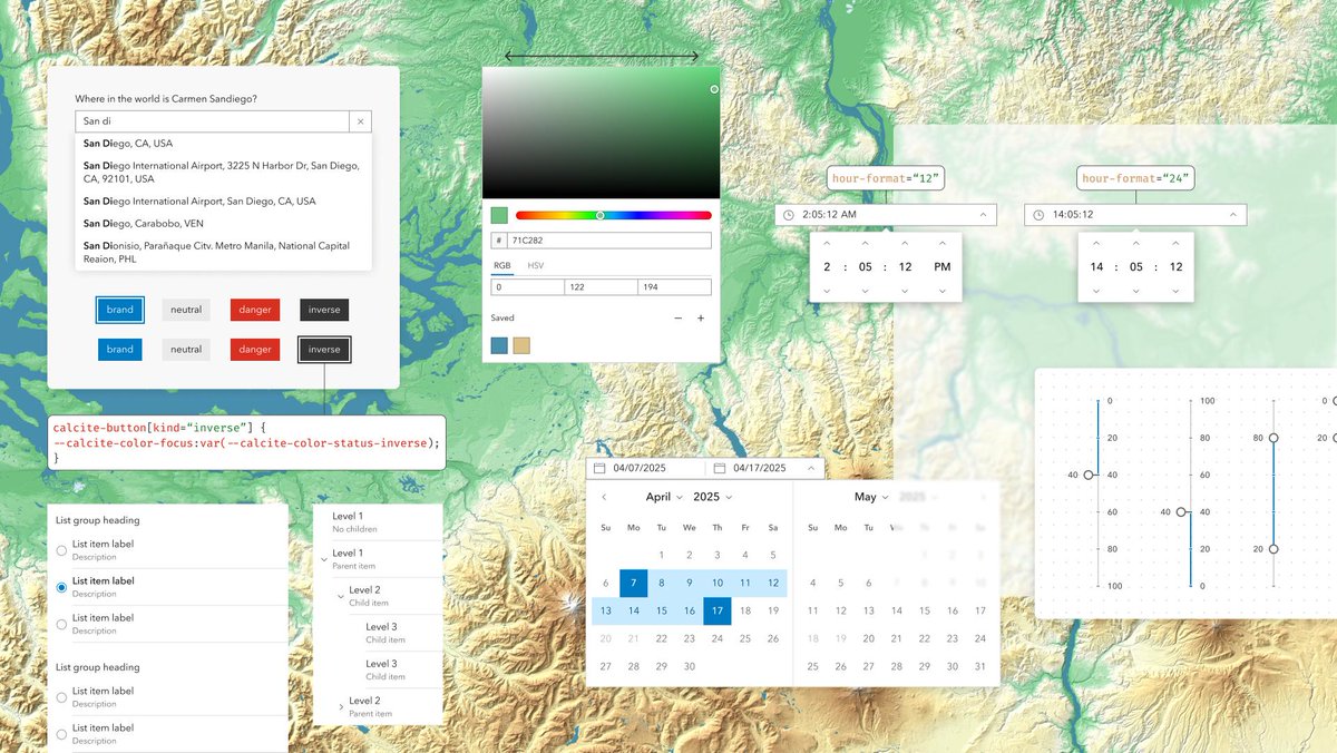 Exciting news!🎊Calcite Design System 3.0 is available and includes Autocomplete, Block Group, improved List and Sheet enhancements. This release also brings additional accessibility &amp; internationalization support. #WebDev 🛠️💻

Build Better ➡️ow.ly/F5qw30sKCUg
