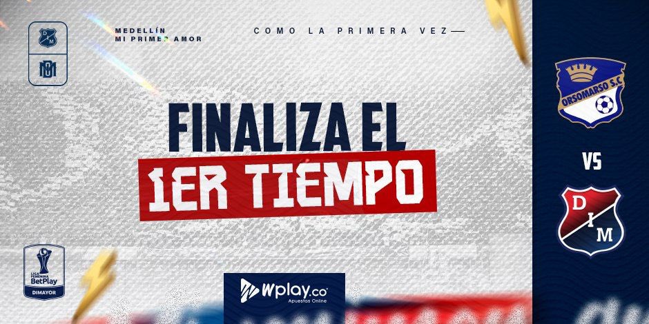 DIMOficialFem's tweet photo. ⏱️ET’ Orsomarso 0 - 1 Medellín

[🔴🔵🏟️] Finaliza el primer tiempo en el estadio Raul Miranda con marcador parcial 1-0 a favor de las Poderosas.
 
¡Vamos Medallo! ⚡️

#LigaFemenina
#LasPoderosas https://t.co/476C0DuByh