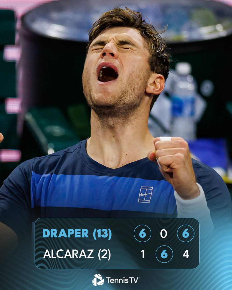 DRAPER DOWNS THE DEFENDING CHAMP 😳

<a href="/jackdraper0/">jack draper</a> #TennisParadise