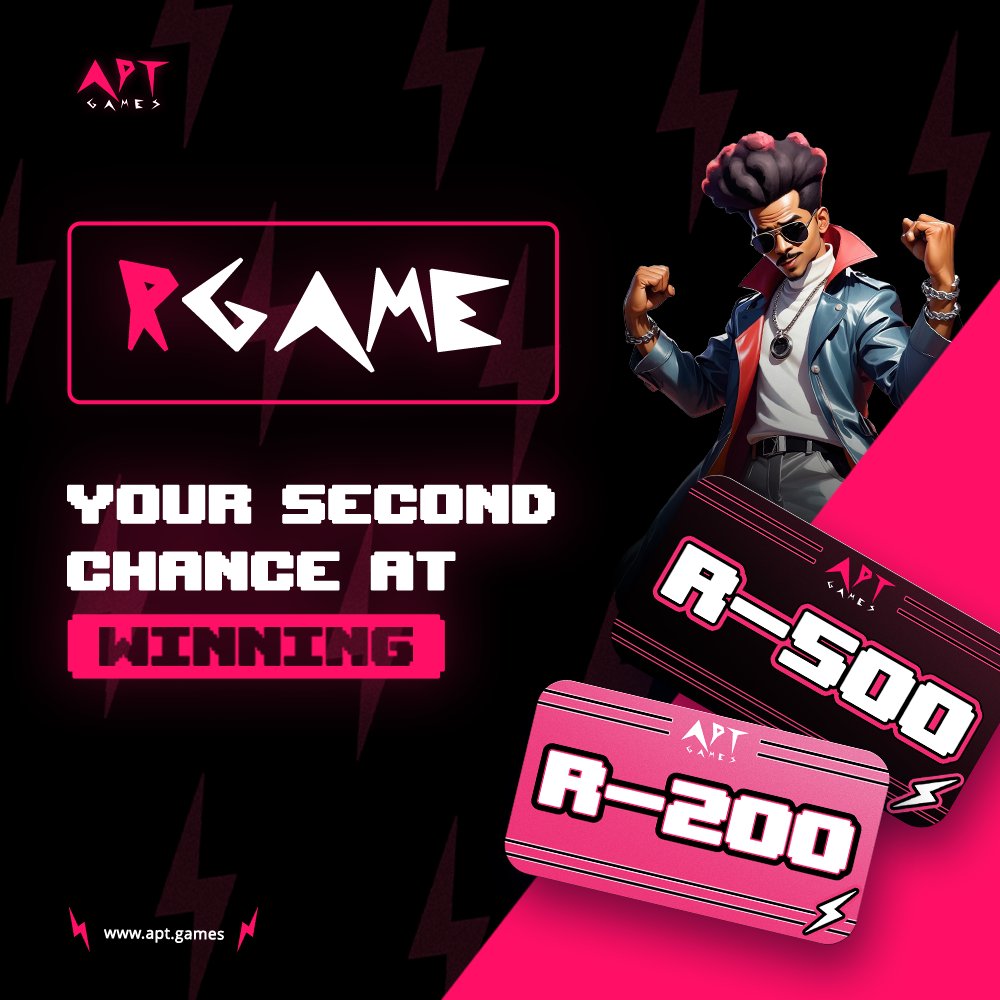 💡 Ever lost and wished for a do-over? APT Games gives you one.

🎟️ RGame lets you retry and WIN.
🏆 Your second chance at rewards is here.
💰 Because no one deserves to walk away empty-handed.

🔥 Who’s taking their second shot today? Drop a 🎟️!

👉 apt.games