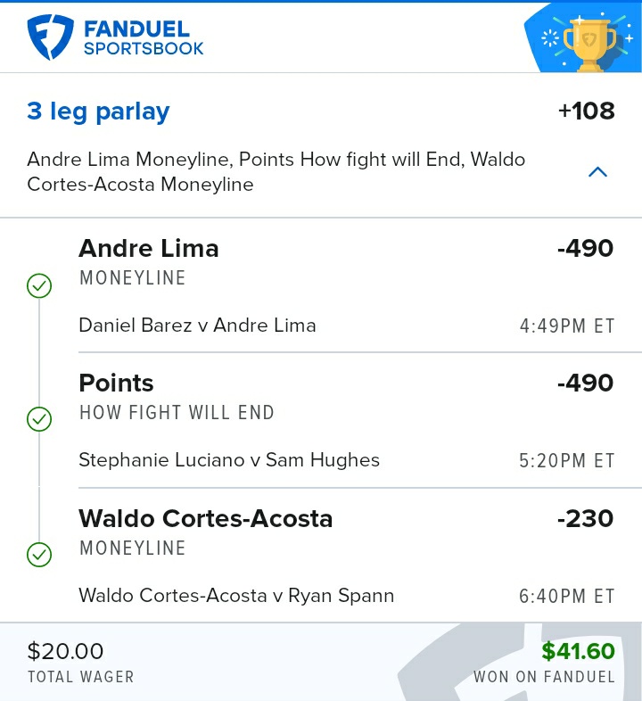 FUGI50's tweet photo. C'mon man #UFC #ufcfightnight #Apex #GamblingX #GamblingTwitter ๐ค so grateful love the discord community I'm in. https://t.co/C9uoKjjnYt