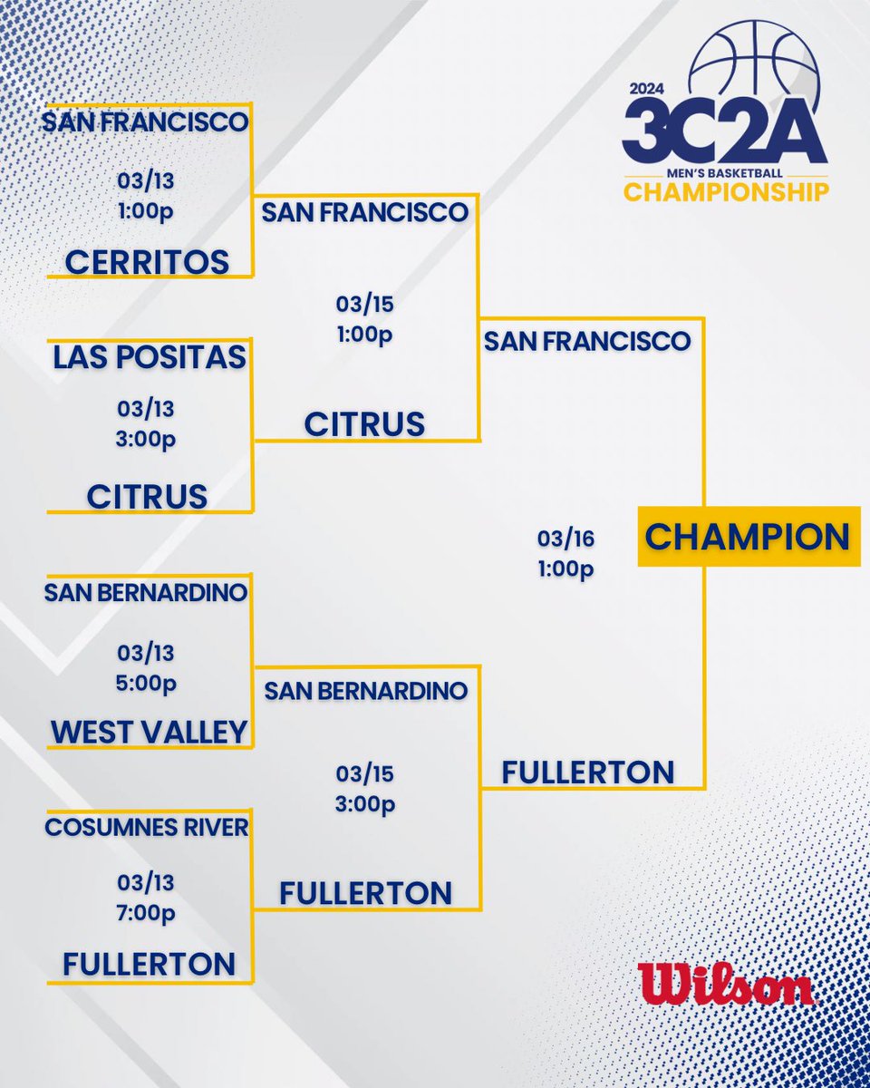 3C2Asports's tweet image. The 3C2A Men’s Basketball State Championship game is set 🏆 

📍 @MtSAC_athletics 
🗓️ 03.15 | 1:00p 
📺 @BAOSNtv 
🎟️ 3C2Asports.org