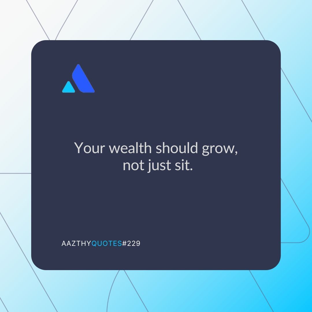 aazthyfintech's tweet photo. Keep your money moving for maximum returns. 🔄

Download Aazthy!
Aazthy Play Store:
https://t.co/5JoxS3FKHp 
Aazthy App Store:
https://t.co/HAH2RTKM5G

Aazthy Quotes #229

#AazthyQuotes #GrowYourWealth #SmartMoneyMoves #Aazthy #Assets #Networth #AssetTracking https://t.co/w5rYSR5mby