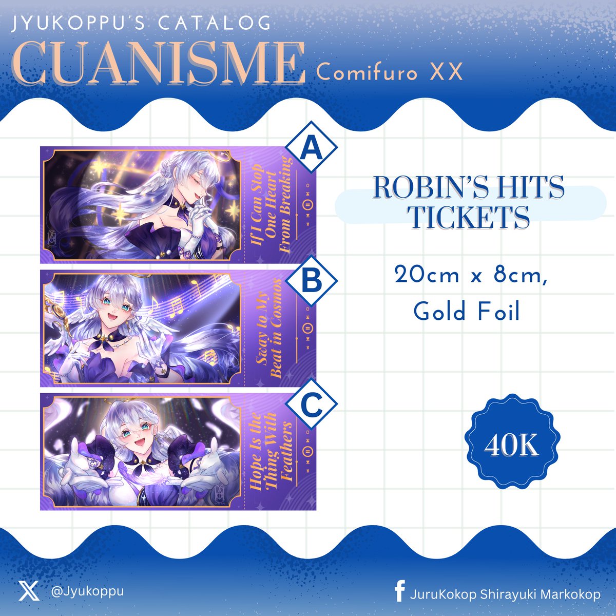 Hii~, aku Jyukoppu dari Circle Cuanisme open PO buat #comifuroXX!!! ✨✨✨

🗓 16 Maret - 30 Maret
📦 Pick up and Mail Order
📌 Booth Cuanisme (nomor booth TBA)
✨ Fandom: Hoyoverse and Original

More items and link below:
