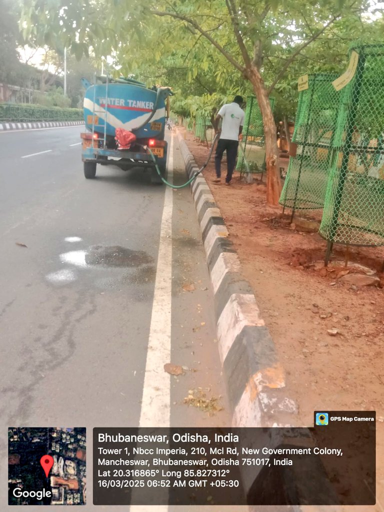 bmcbbsr's tweet photo. Median maintenance by BMC.

Regular pruning  &amp; watering is being done to encourge healthy growth of  the plants.

#EcoFriendly #CleanGreenCity
#SustainableFuture https://t.co/hkaVyuITNx