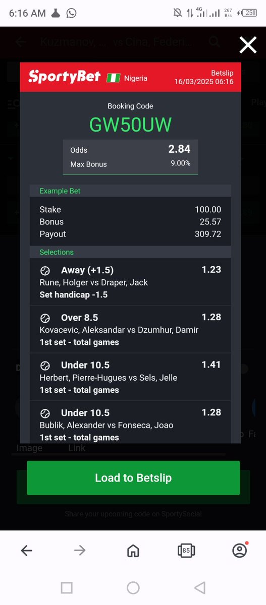 Today best 3 odds 
GW50UW