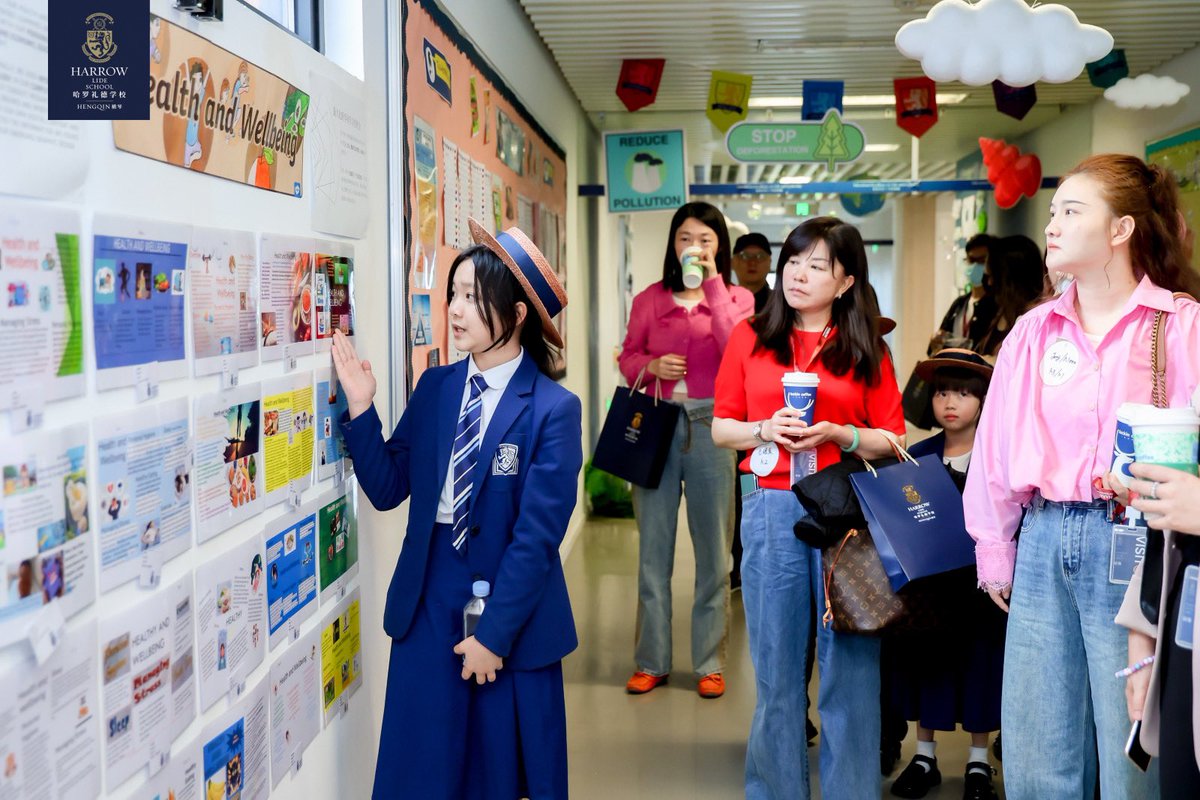 JackBenstead's tweet photo. Thank you to our student ambassadors for leading tours and sharing their Harrow Hengqin learning with confidence and enthusiasm on our open day yesterday. They were true Harrovian role models, making a great impression on our guests and showcasing the very best of our school. https://t.co/wOxYHm6iwJ