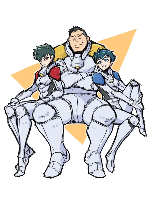 俺の描いた三号機乗りを見てくれ 