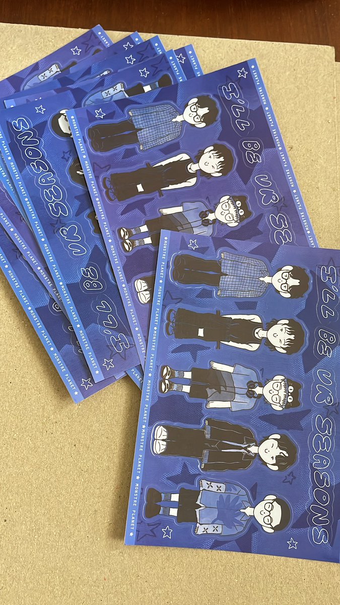 monstreplanet's tweet image. Packing for @wave2projects! Btw ada yang dapet pin+keychain, ada yang dapet sticker+keychain ya. Nanti tag aku so I know the package arrived safely, and u r happy to receive it! Ok ok? 😆💖