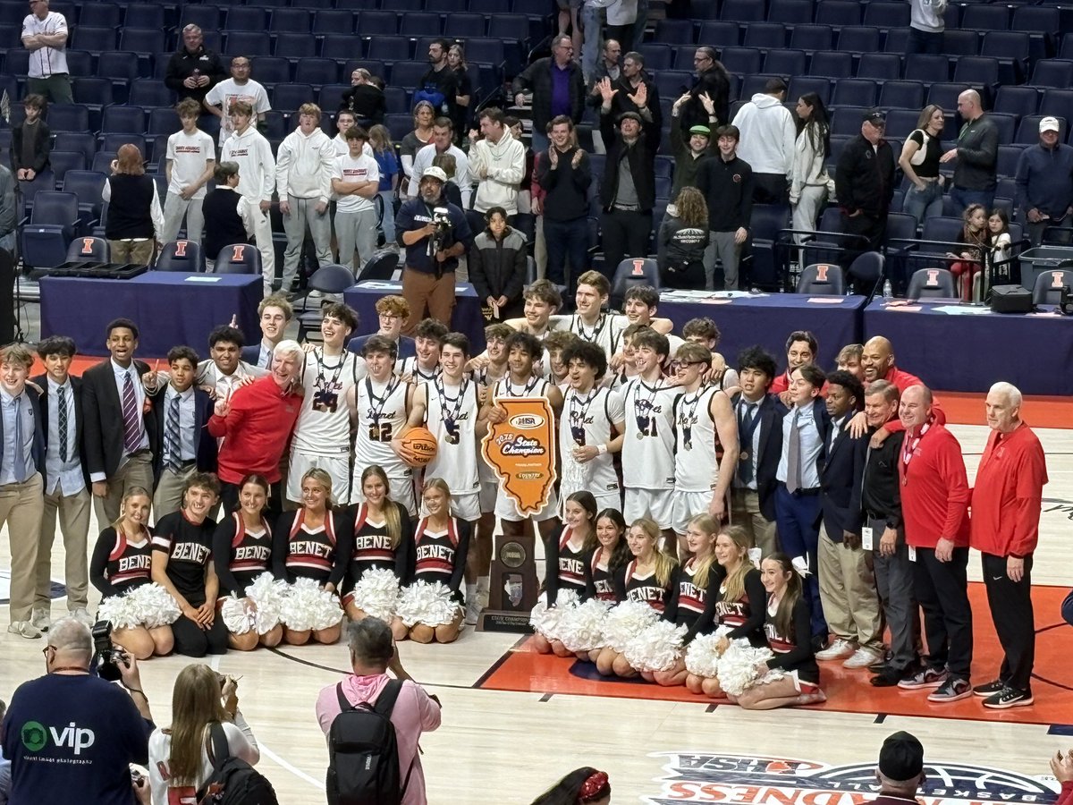 Congratulations to Benet boys basketball and Coach Heidkamp on your 4A State Title!