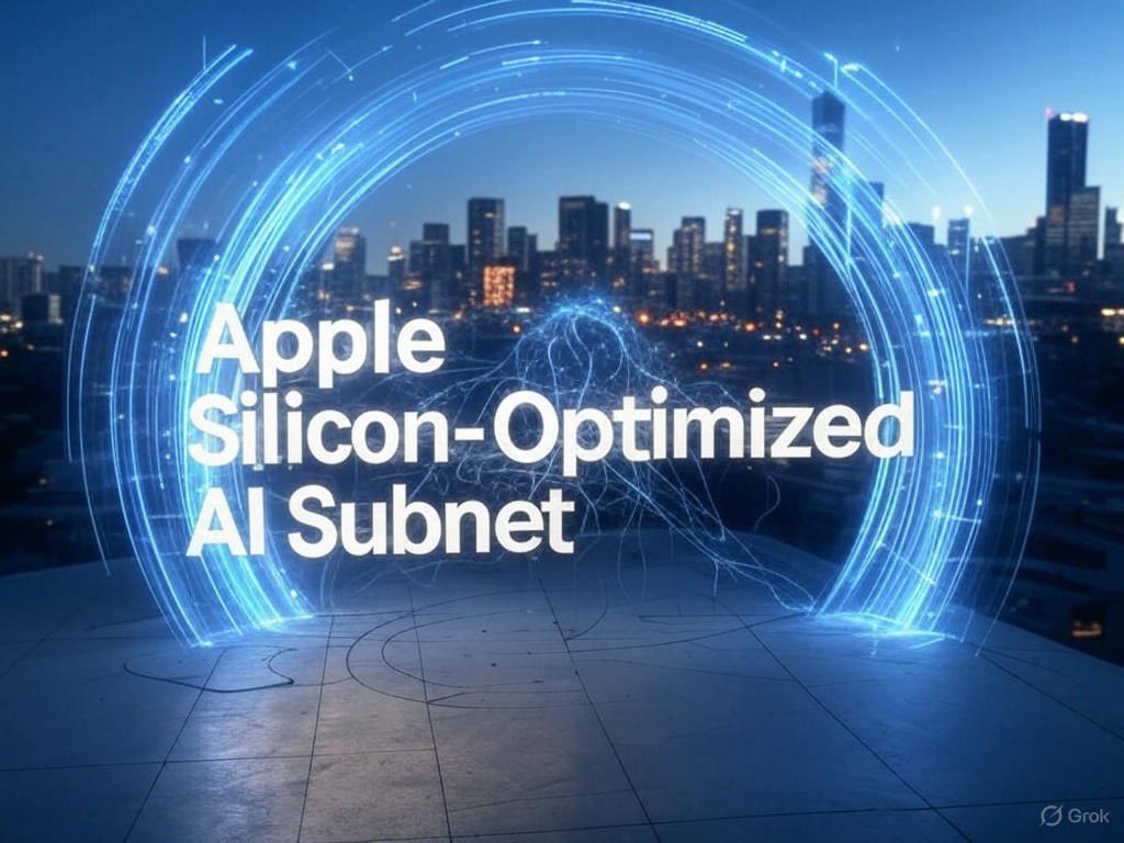 tensorblock's tweet image. grok.com/share/bGVnYWN5…
🚀 Calling all devs! Can we build an Apple Silicon-Optimized AI subnet on #Bittensor?  Lightweight NLP 🗣️ &amp;amp; image recognition 📸 for macOS/iOS apps—powered by Python, MLX, and M-series chips 🔥, tapping into the Neural Engine. Too many powerful M-chips…