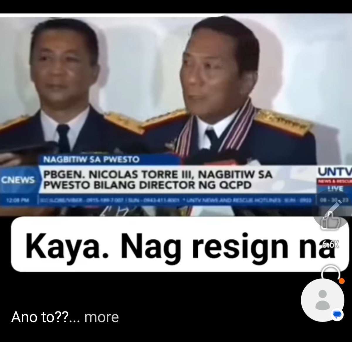 rowena_guanzon's tweet photo. Ito ba ang Gen Toree who arrested Digong? Nakit magkamukha na sila ni Diwata ngayon? https://t.co/8Y3tsQFYe8