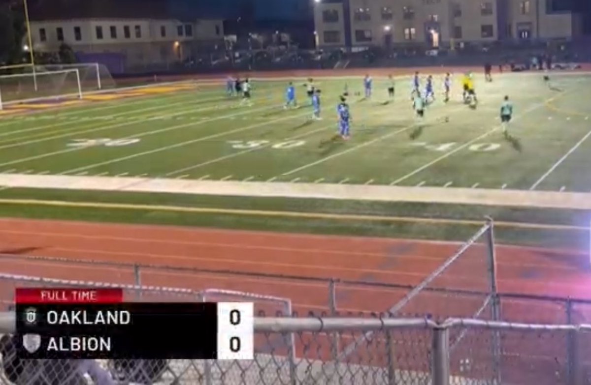 The League For Clubs (@theleague_fc) on Twitter photo No goals between <a href="/Oakland_SC/">Oakland Soccer Club</a> and <a href="/AlbionSV/">ALBION SC SILICON VALLEY</a> as they each grab a point in Oakland. No goals between <a href="/Oakland_SC/">Oakland Soccer Club</a> and <a href="/AlbionSV/">ALBION SC SILICON VALLEY</a> as they each grab a point in Oakland.