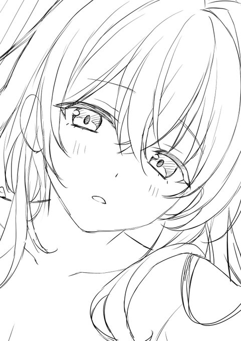 絵柄の好みは人それぞれなのでわからないけど自分なりに良い表情を描けたと思っている🙃絵難しすぎない?顔だけで何時間ラフ描いてんねんwwwカワイイガワカラナイwww 